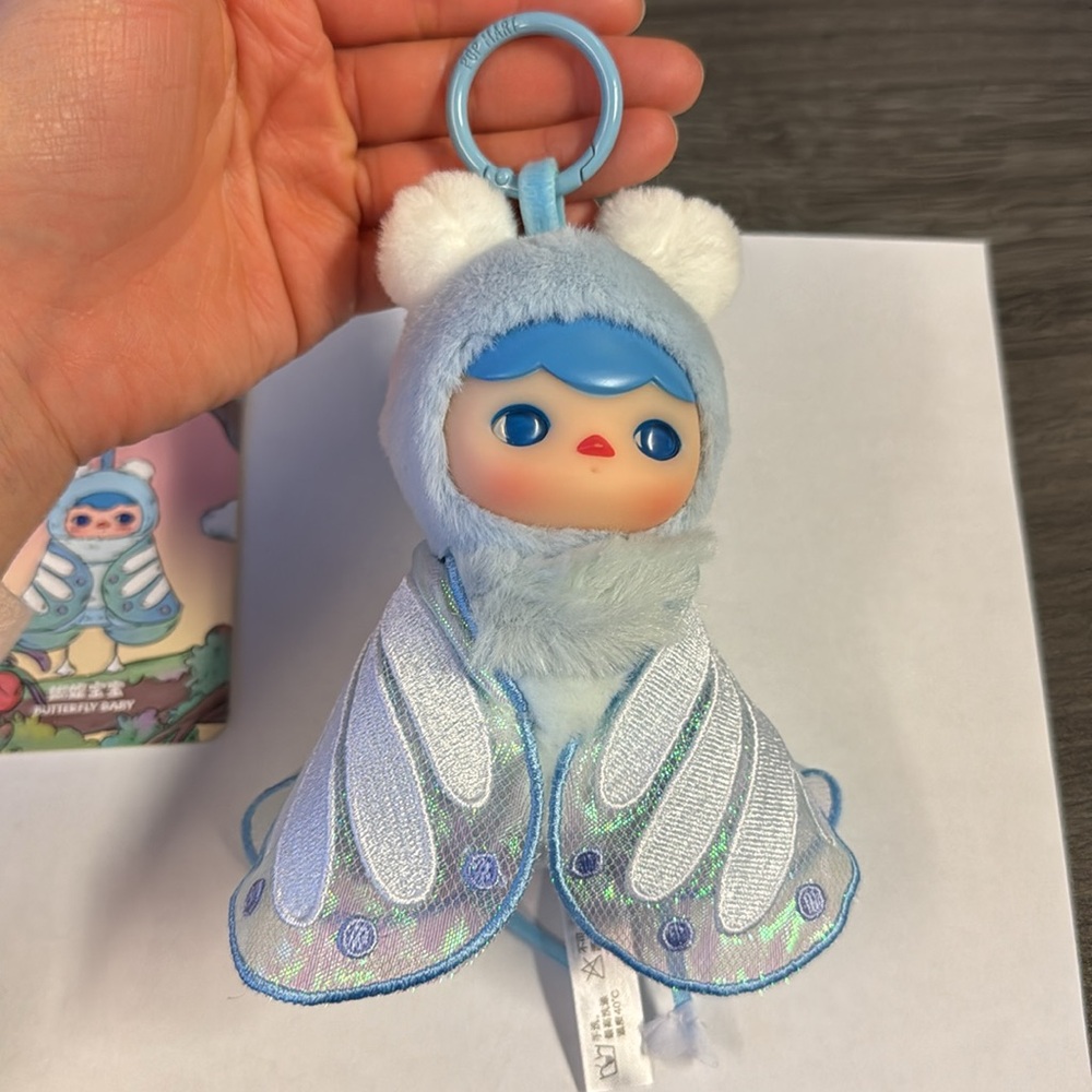 NWOT PUCKY Forest Party Series-Vinyl Plush Pendant - Butterfly Baby (Authentic) - Picture 6 of 11